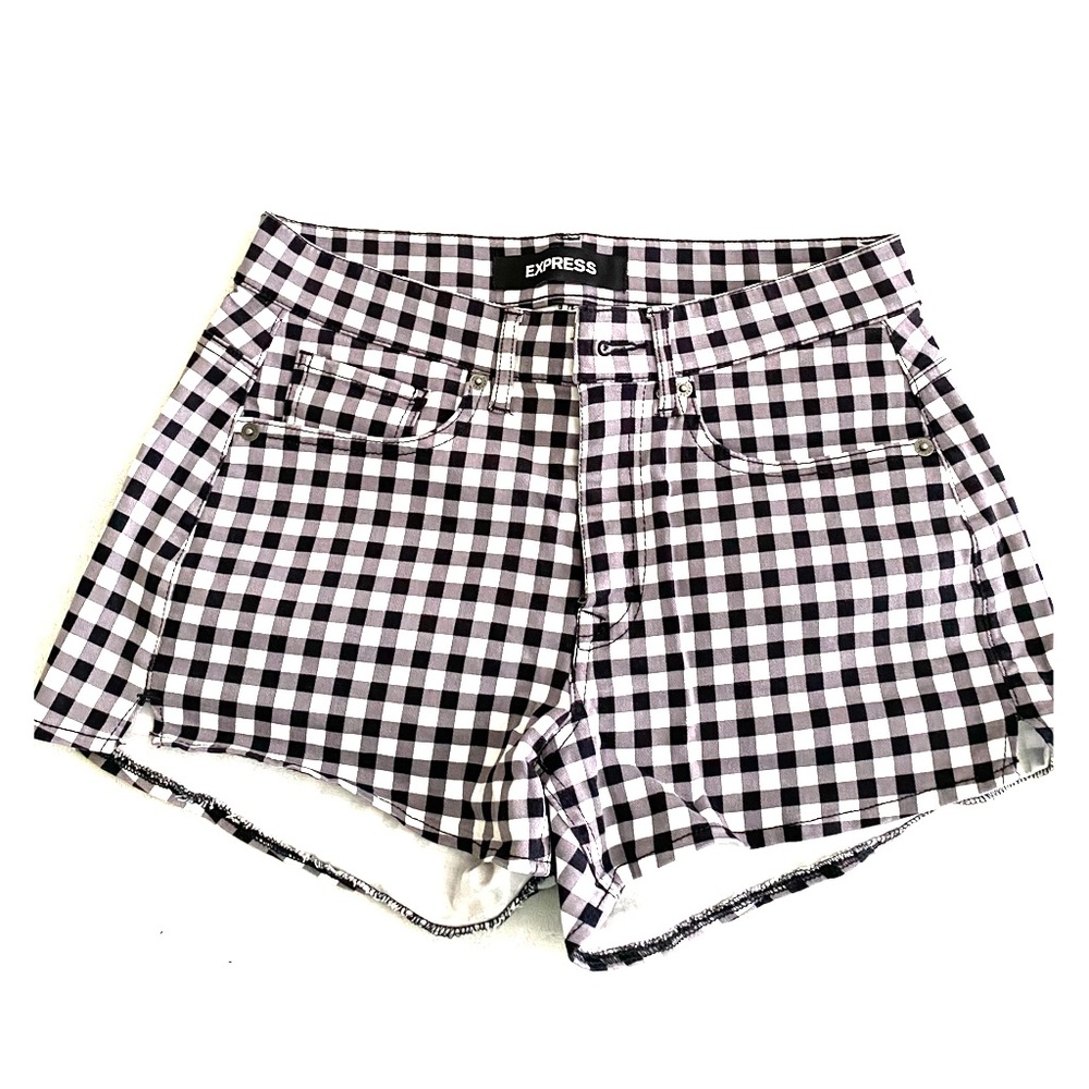 Express Gingham shorts